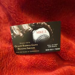 ***Quality Baseball Glove Relacing ***