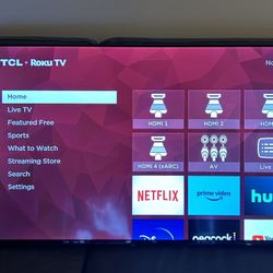 TCL 50-Inch Class S4 4K LED Smart TV with Roku TV 