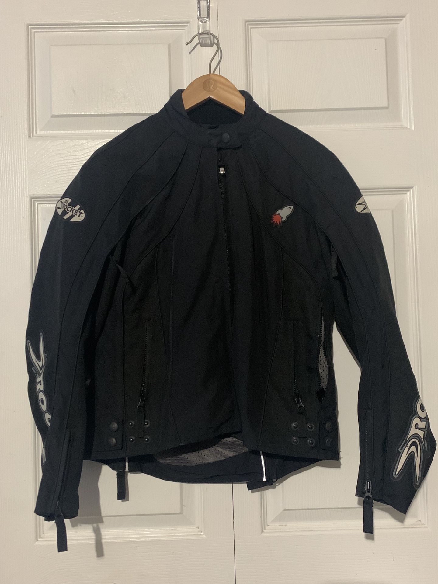 Joe Rocket Racing Crossfire Style Armored Motorcycle Jacket Women’s Size Medium 