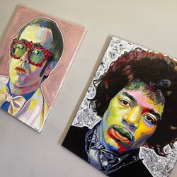 Elton & Jimmy Original Paintings 