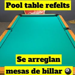 Pool Table Refelts