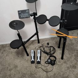 Yamaha DTX electric Drum Kit With Extras