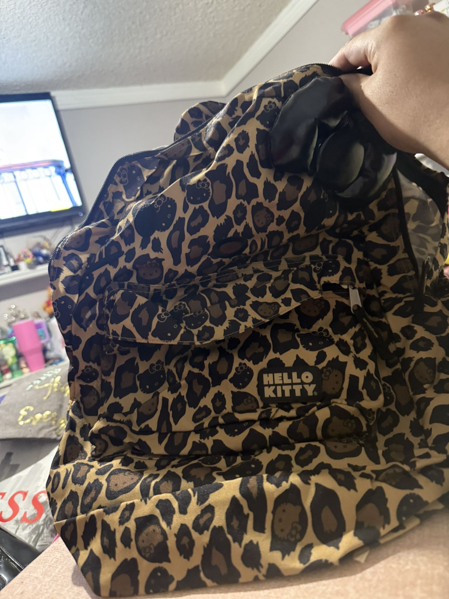 Hello Kitty Backpack Leopard