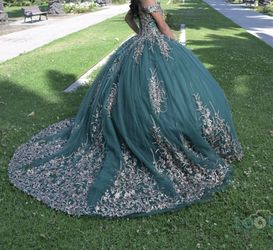 Emerald Green Quinceñera Dress