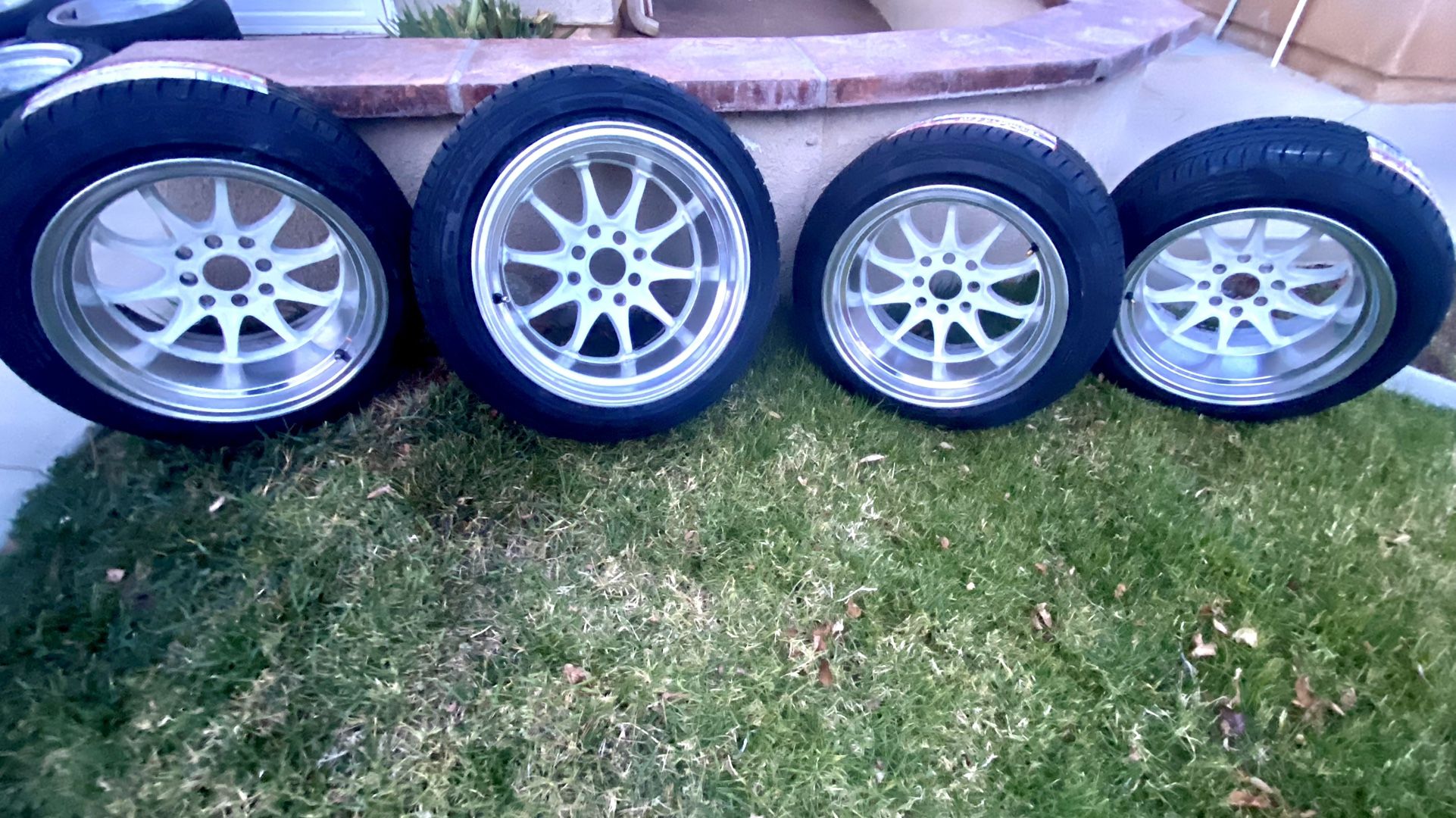 15x9 Wheels 4x100 4x114.3 Rims Nissan 200sx 240sx 280zx 260zx Datsun