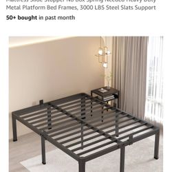New! 18” king Size Platform Bed Frame 