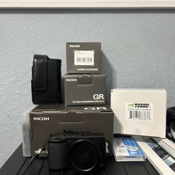 Ricoh GR IIIx + Full Accessory Bundle (Low Shutter Count)