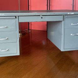 Vintage Executive Tanker Desk