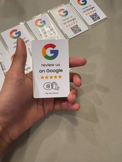 Google Review NFC Tap Cards – Lot