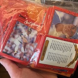 Bag Of 1990 Don Russ Baseball Cards