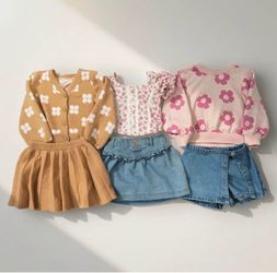 Toddler Girls skirt set Lot size 3T