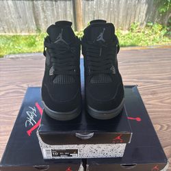 Black Cat Jordan 4s Sizes 9-11