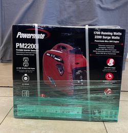 Powermate PM2200i Portable Inverter Generator 1700 Running Watts 2200 Surge Watts