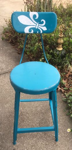 Industrial distressed stool