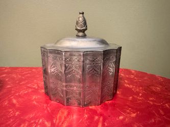 Godinger Silverplate Tea Caddy Box — Paul Revere Silversmiths Museum Re-Creation