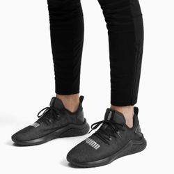 Puma Hybrid Nx Rave Men's Running Athletic Black Shoes Size 9.5