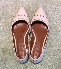 Women’s shoes COACH white size7 flat leather
