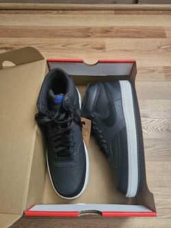 Men's Nike Court Vision Mid dk gry/blk 005 | Size 9.5
