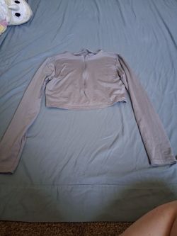 Long Sleeve Large Crop Top