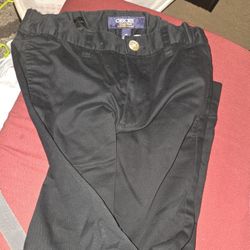 Boys Size 14 Black Dress Pant With Elastic 