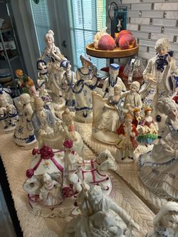 Large collection of vintage provincial period collectibles