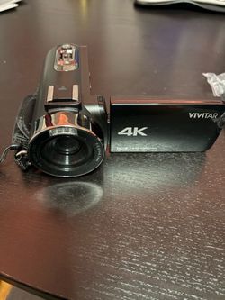 Vivitar 4K WiFi Digital Camcorder – Touchscreen, Remote, Case, Box – Excellent Condition