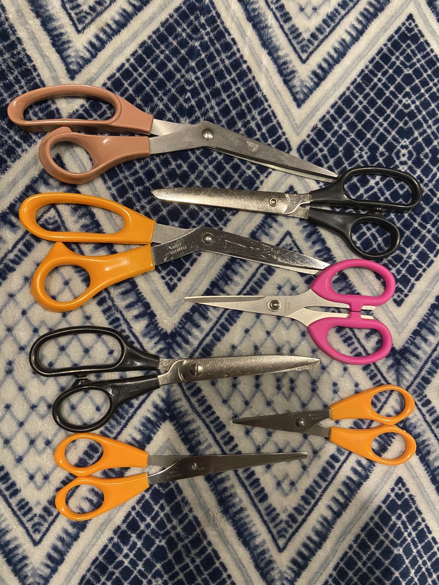 Scissors and photo