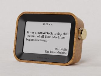 Author Clock A Novel Way To Tell Time Vol 1 Digital Literary Quotes 4.3" Screen