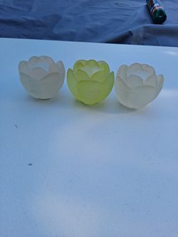 Lotus Flower Cnadle Holder Set