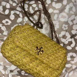 Tory Burch - Small Kira Woven Shoulder Bag 