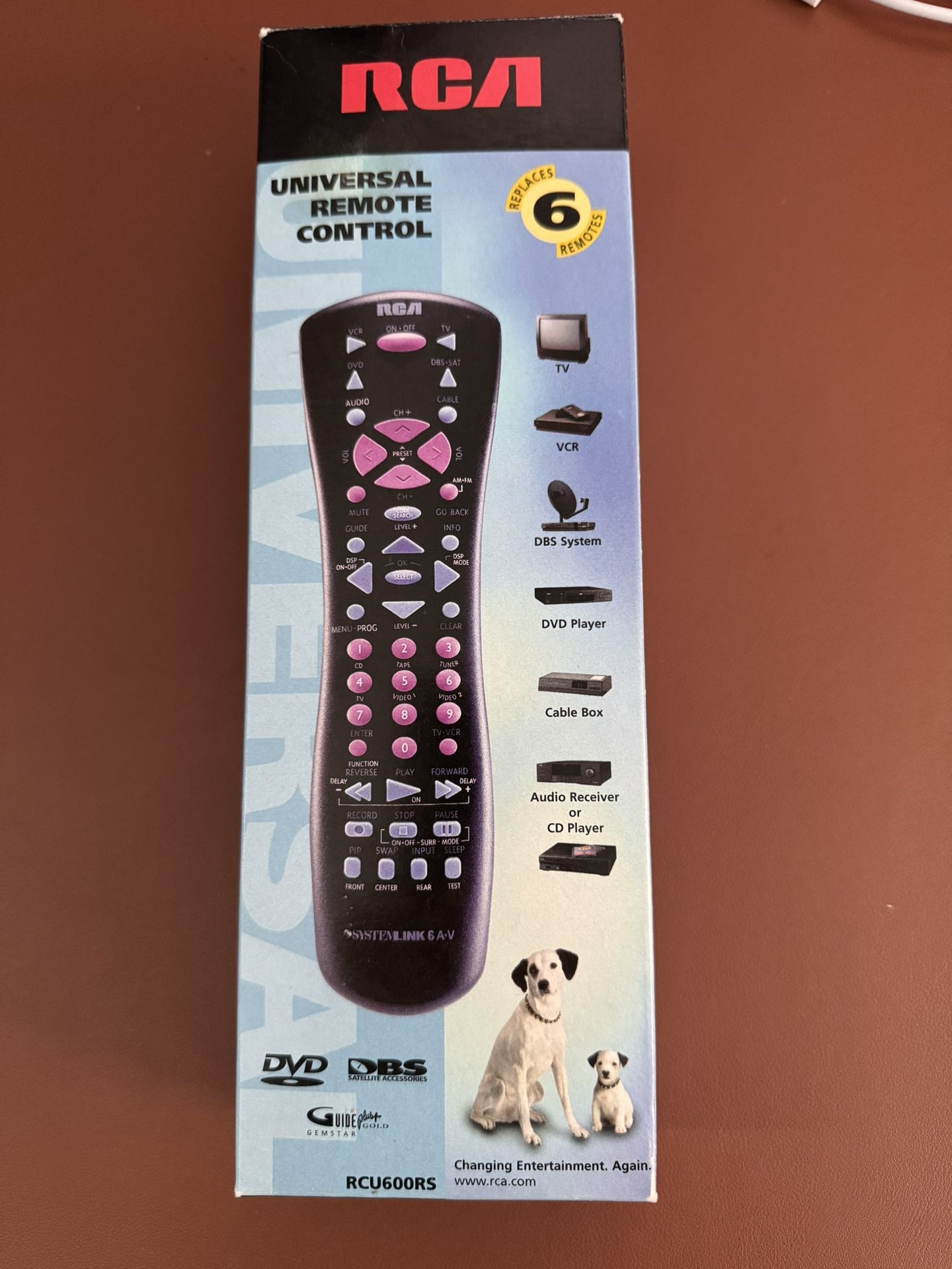 RCA RCU600RS Universal Remote Control - Replace 6 Remotes with 1