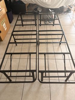 Twin Bed Frame with Mattress