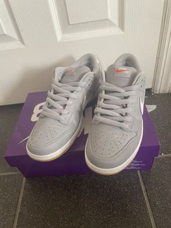 Nike SB Dunk Low Pro ISO Orange Label Wold Grey Gum Size 11