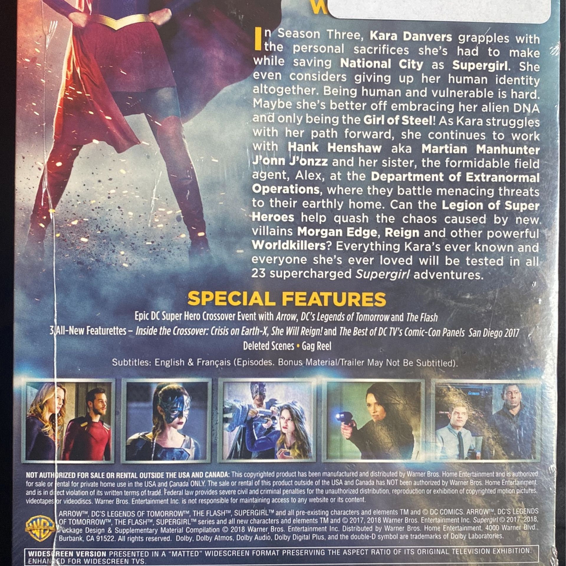 DC Supergirl Complete 3rd Season