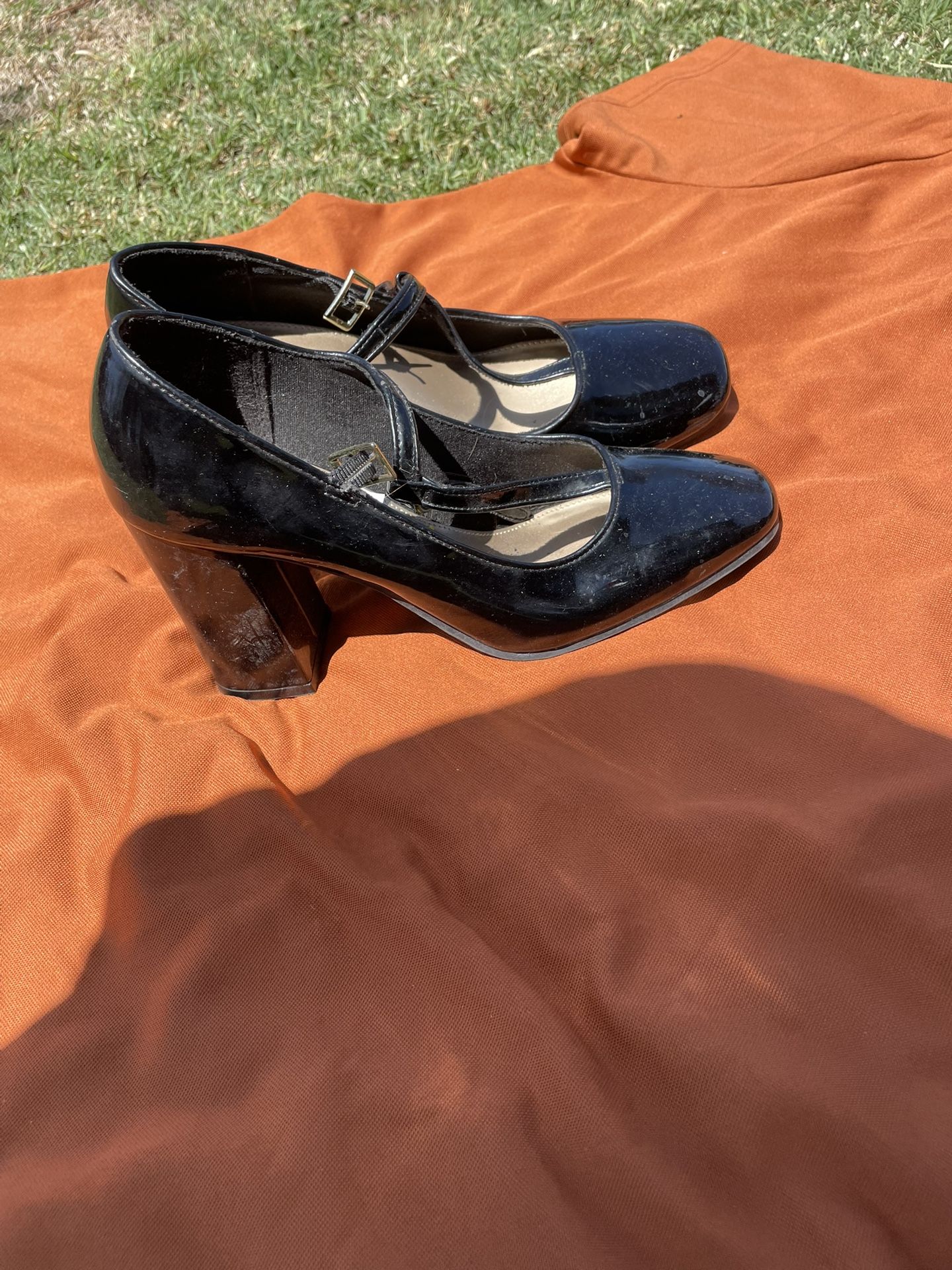 Mary Jane Black Heels