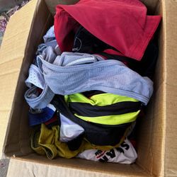 Box Full Of Bike Clothes