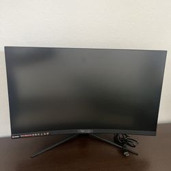 Curved MSI Gaming monitor 