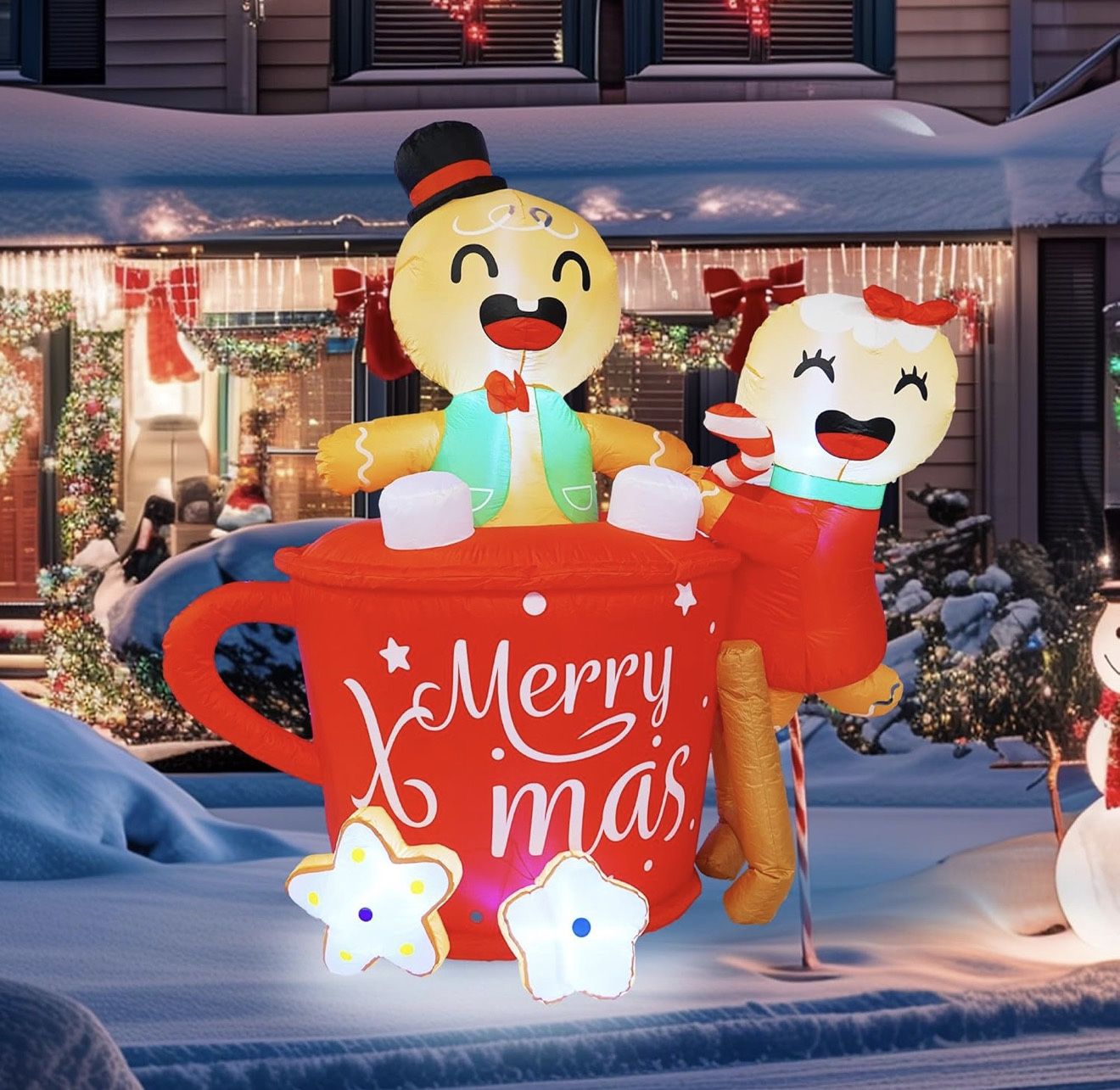 6FT Christmas Inflatable Outdoor Decoration