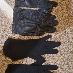 Girl's GLOVES FOR 80s,Biker,or Witch Costume