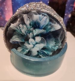 Handmade resin coaster set