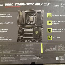 MSI B850 Tomahawk MAX WiFi AM5 Motherboard