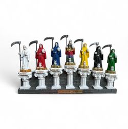 7pc Santa Muerte Statue all in one