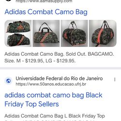 ADIDAS COMBAT CAMO BAG M adiACC053