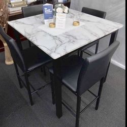 New Counter Height Set 5pc 