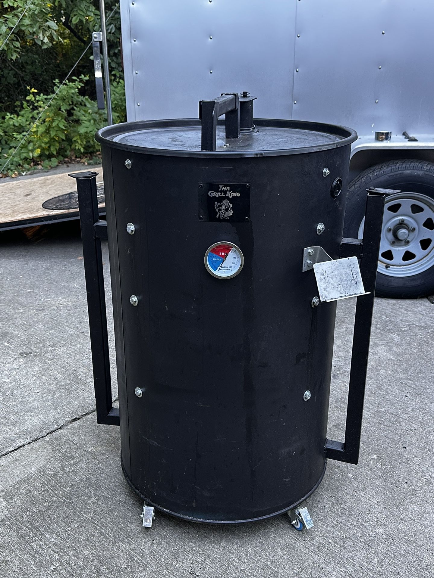Custom Made 55ga Drum Smoker 