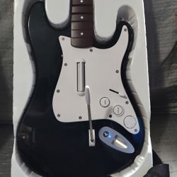 PS4 New Rock Band 4 Wireless Fender Stratocaster Guitar Controller - With Box  - Sony PlayStation 4 Guitar Hero Controller