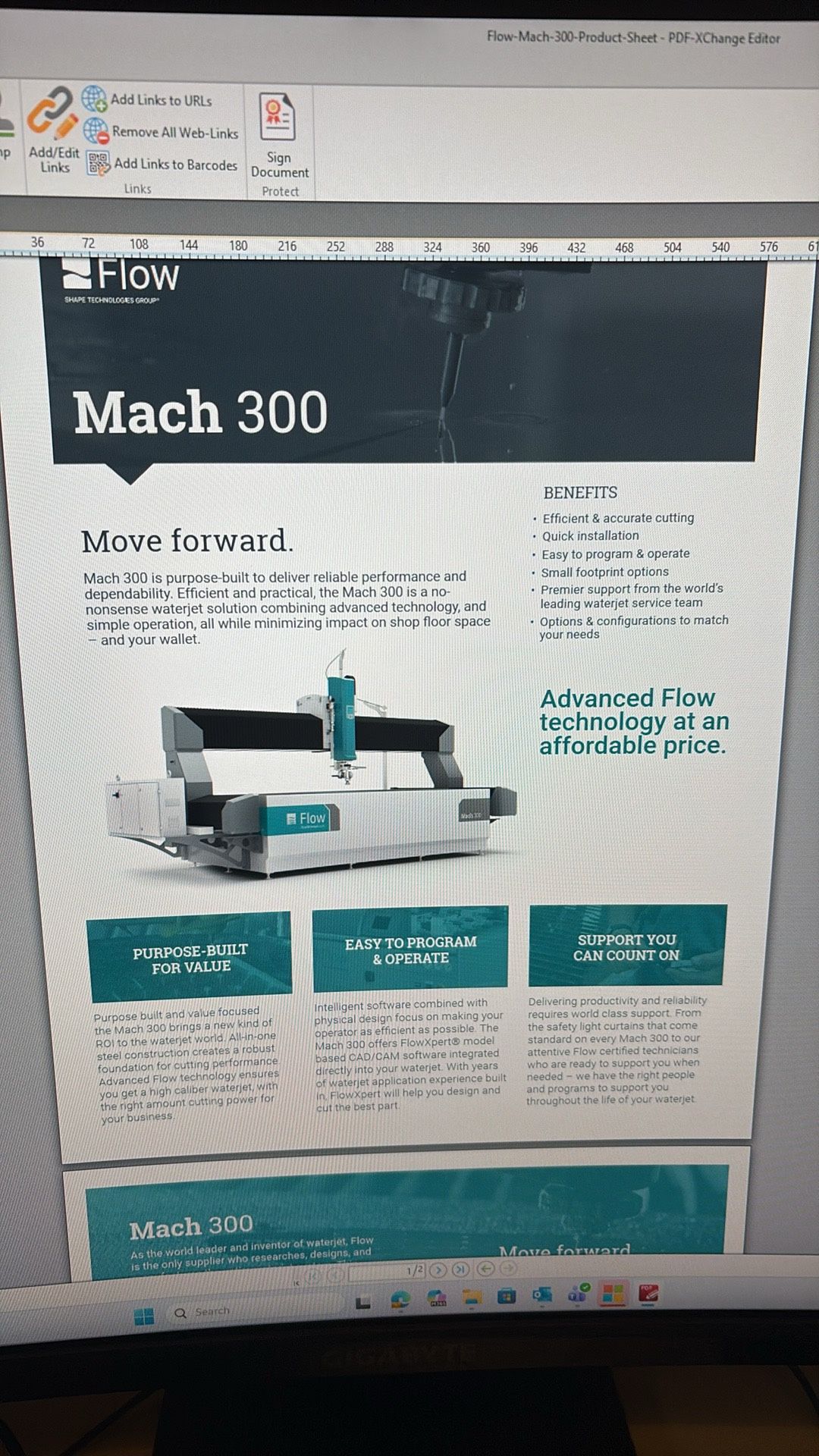 Flow Water Jet Mach 300 With 94k Intensifier 