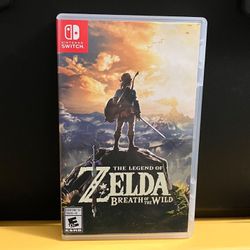 Nintendo Switch The Legend Of Zelda Breath Of The Wild for console system video game or Lite or OLED Botw