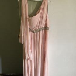 Vestido XL Rosa Solo Una Puesta 