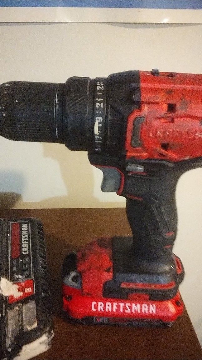 Craftsman Drill With Batteries And Charger